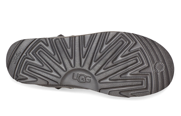 UGG Neumel Adaptive Double Zipper Snow Boots Gray 1118710-CHRC