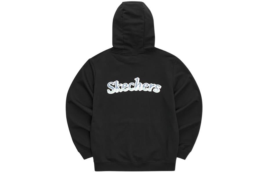Skechers Logo Printed Hoodie 'Blue Pink Black White' L122U014