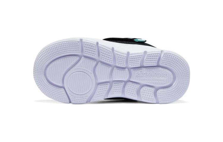 (TD) Skechers Comfy Flex Shoes 'Black Sky Blue' 303017N-BLK