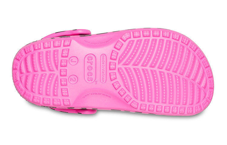 (GS) Crocs Classic Out of This World Clogs 'Electric Pink Black' 206739-6QS