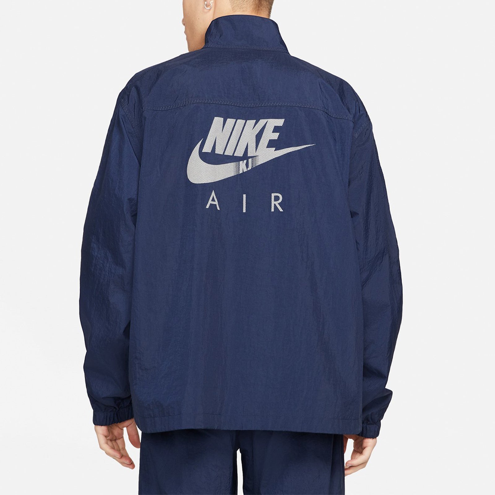 Nike Air x Kim Jones Double-Sided Windproof Reflective Logo Jacket Unisex Blue/White DC9985-100