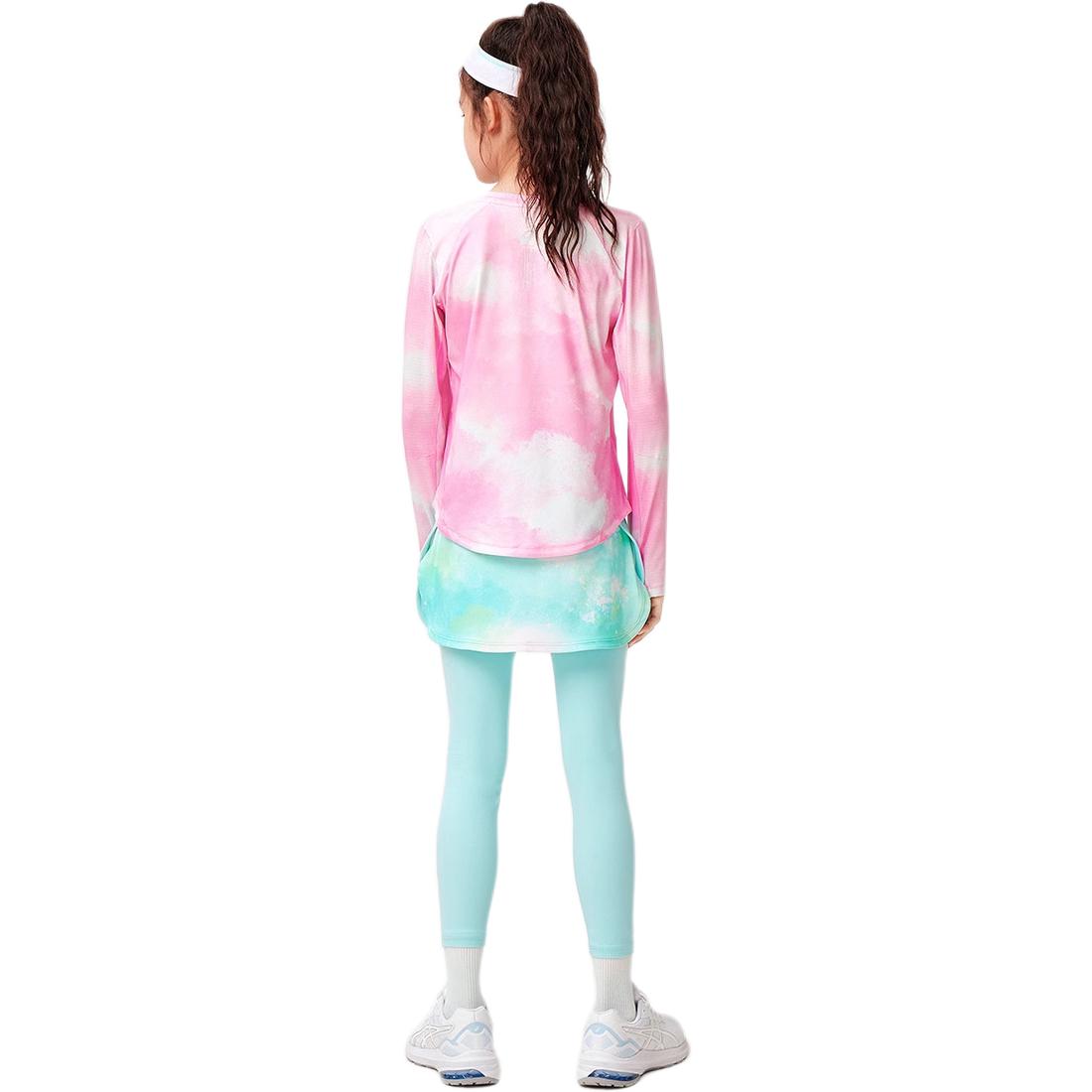 (GS) ASICS Long Sleeved Tie-Dye Sweatshirt 'Blue White' 331241004035