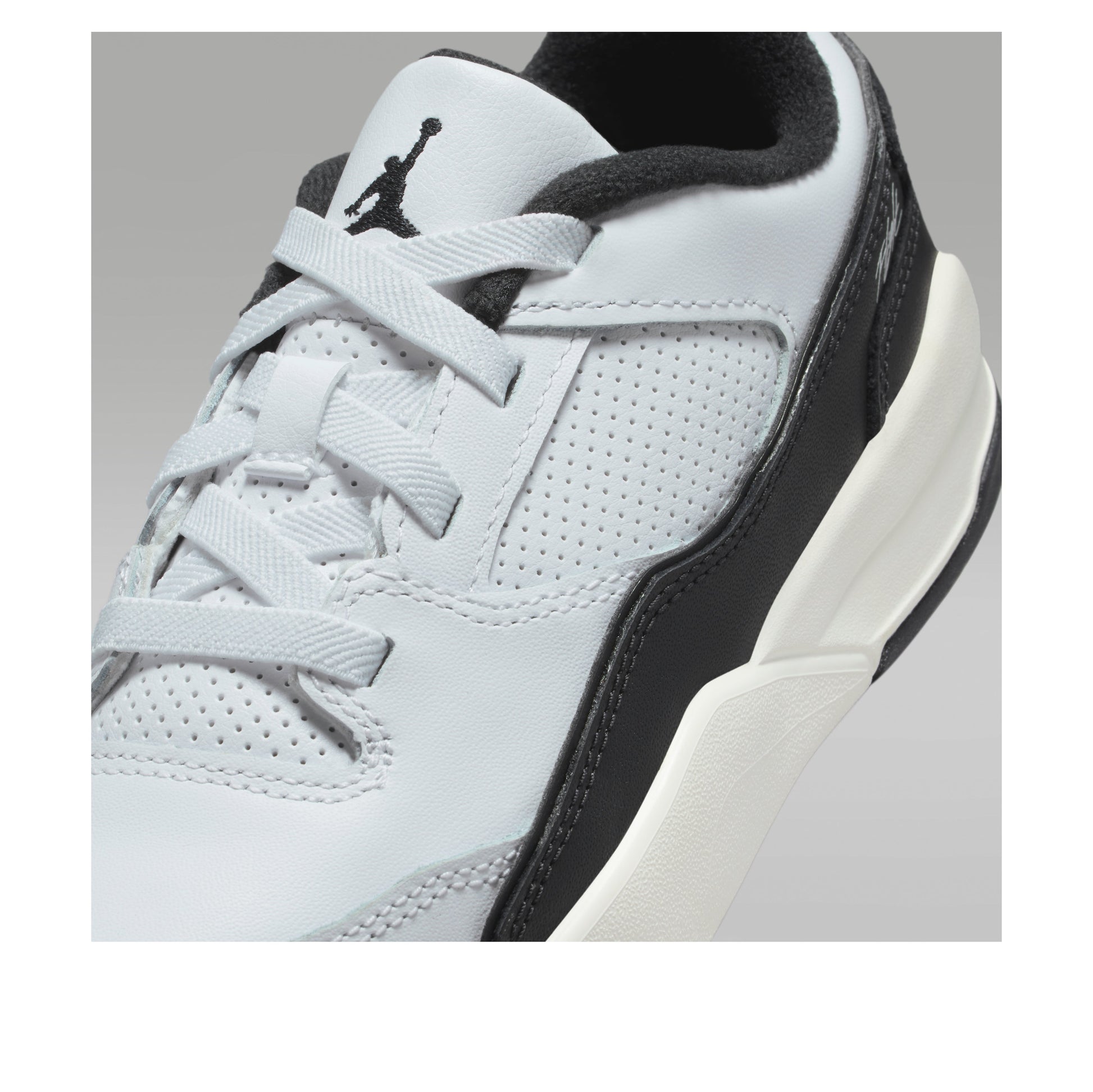 (PS) Air Jordan Flight Court 'White Black' HF3332-112