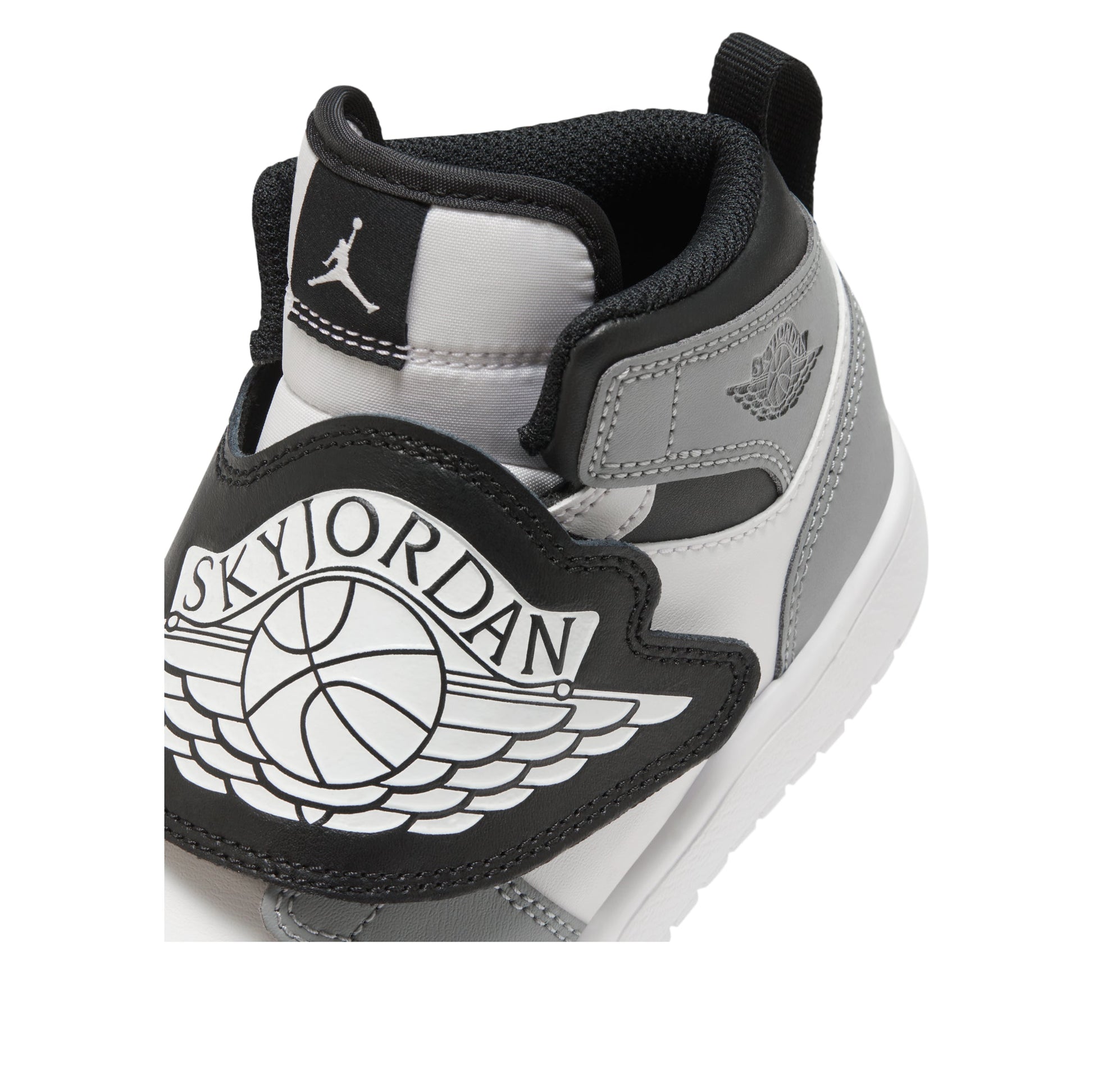 (PS) Air Jordan 1 Sky logo 'Grey Black White' BQ7197-102