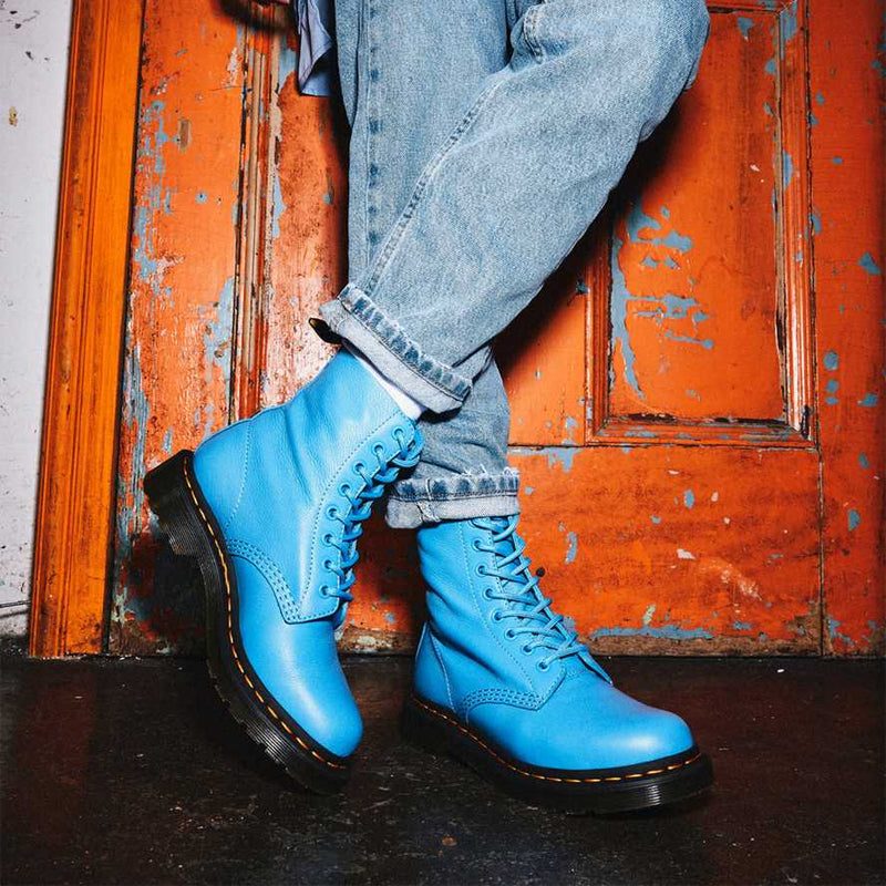 (WMNS) Dr. Martens 1460 Pascal Virginia Martin Boots Blue 26902416