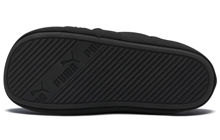 PUMA Scuff Slippers 'Black White' 384945-01