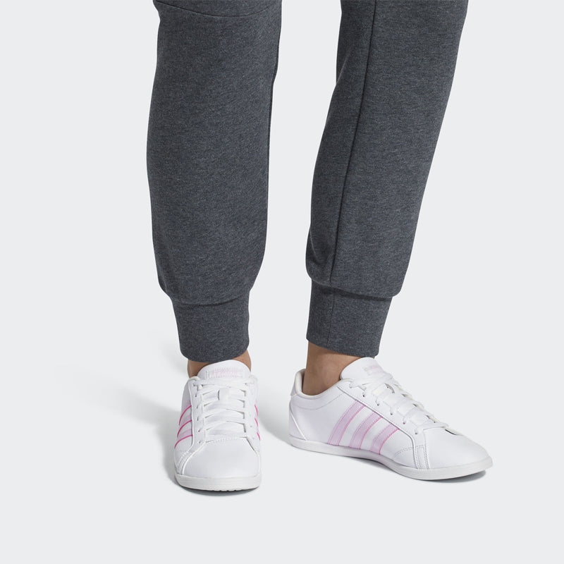 (WMNS) adidas neo Coneo Qt White/Pink DB0132