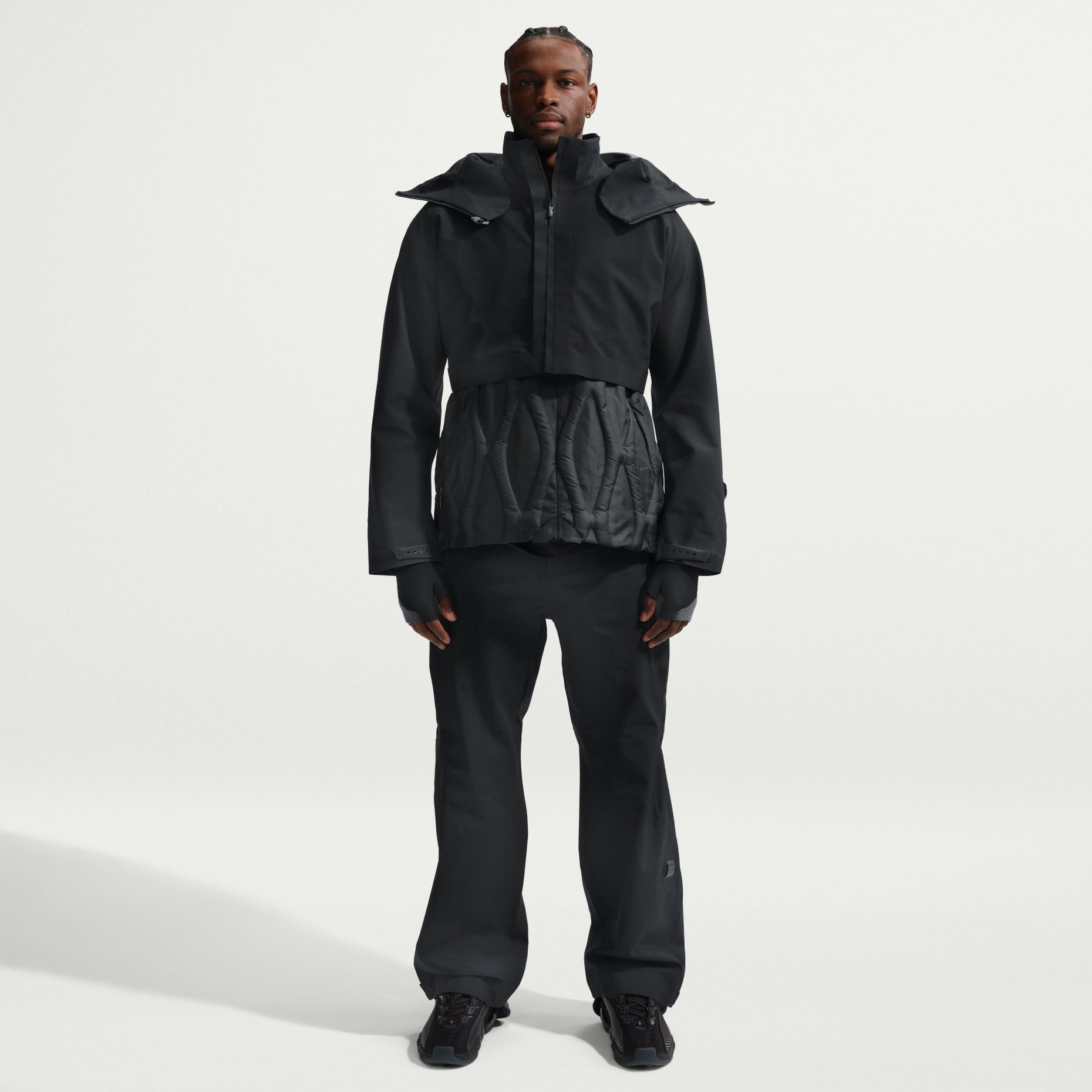 Nike x NOCTA CODE Hooded Jacket 'Black Gunmetal' HQ4477-010