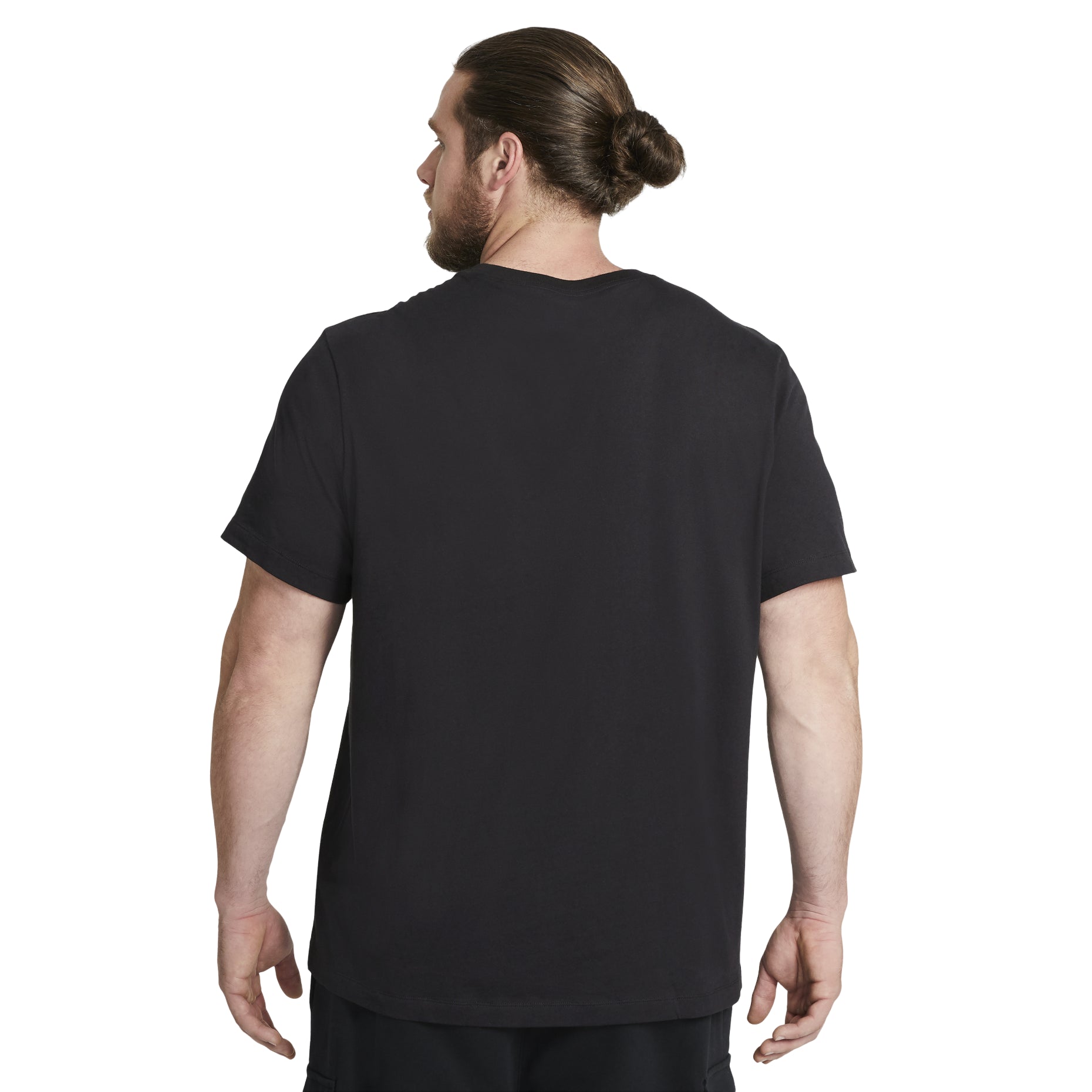 Nike Embroidered Small Round Neck Short Sleeve Black AR4999-013