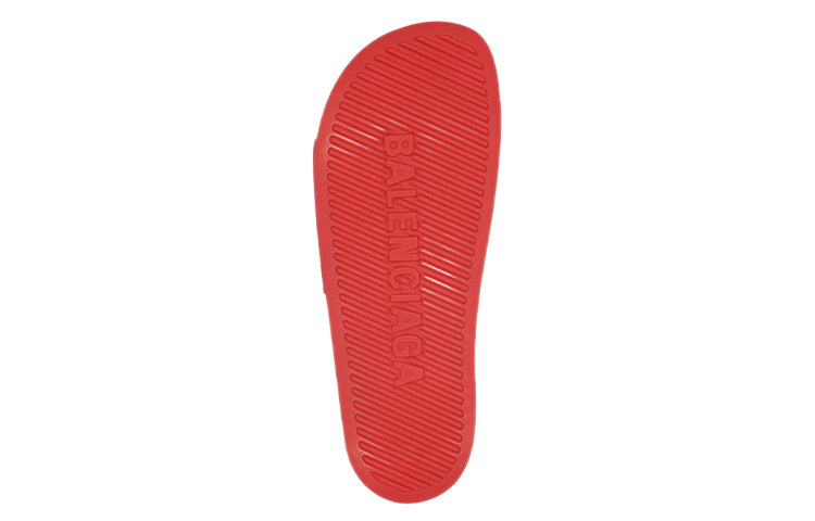 Balenciaga Pool Slides 'Red' 565826W1S806090