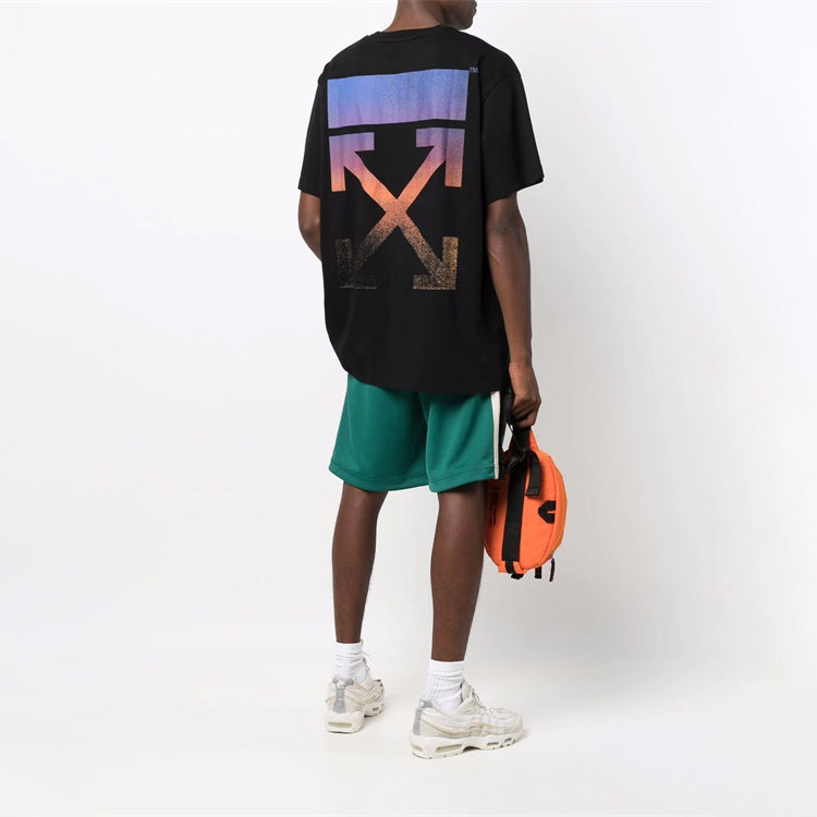Off-White Degrade Arrow Over Tee 'Black/Multicolor' OMAA038F21JER0021084