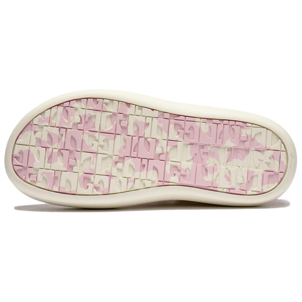 (WMNS) Li-Ning Puff Platform Mule 'Pink Creamy White' AZGU014-6