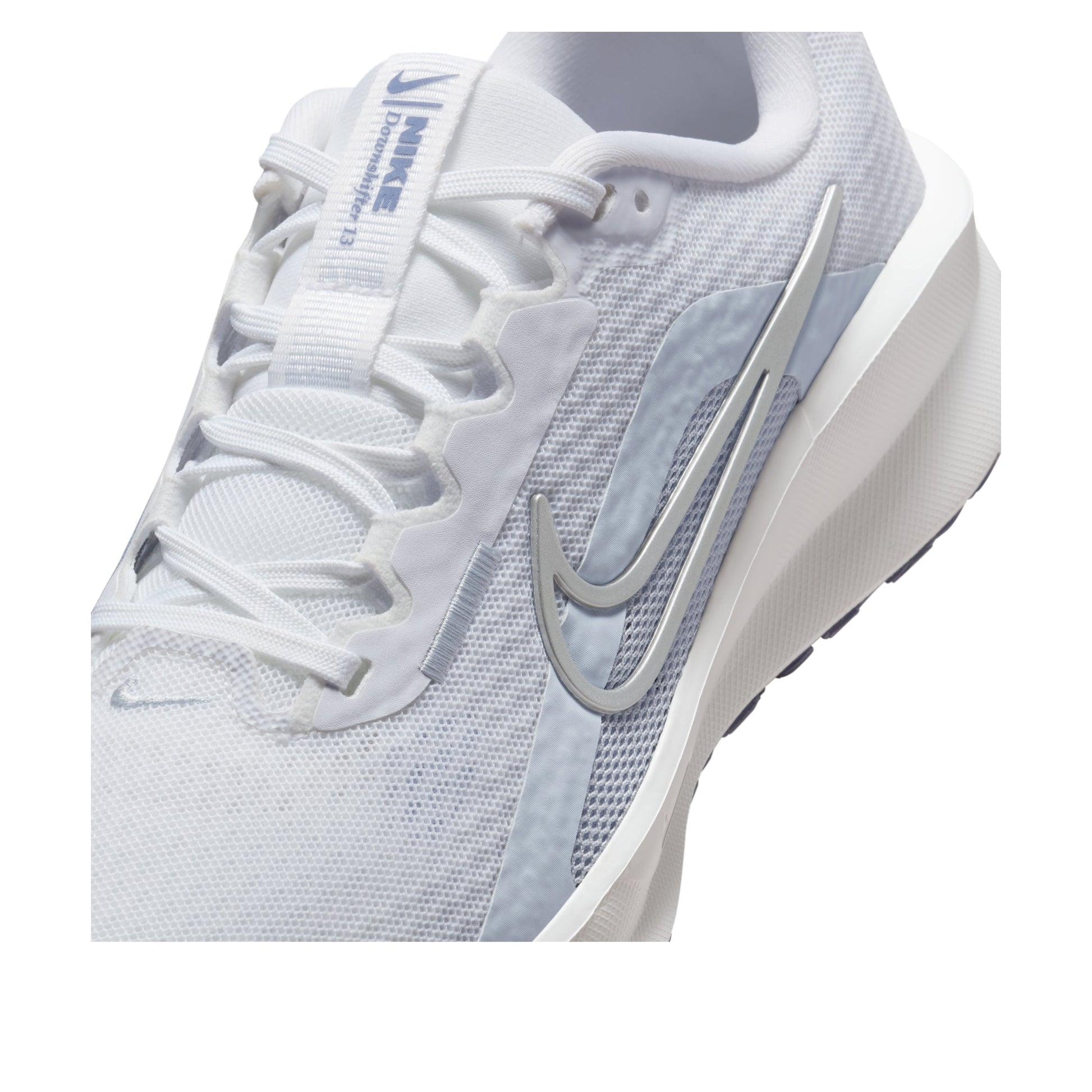 (WMNS) Nike Downshifter 13 'White Football Grey Indigo' FD6476-110