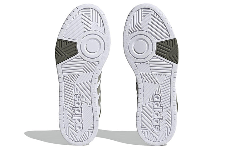 adidas Hoops 3.0 Mid Classic 'White Olive Strata' HP7894