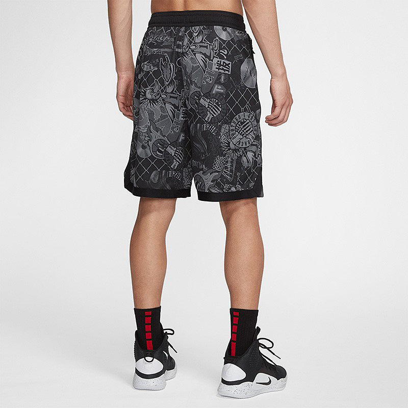 Nike Street Graffiti Basketball Sports Shorts Black CK1183-010