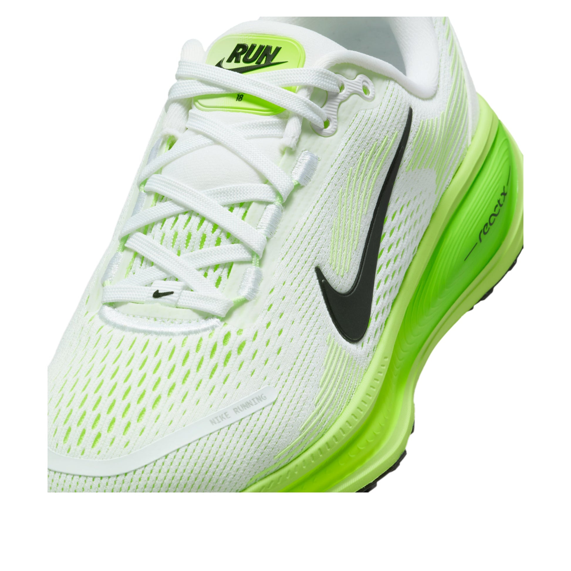 (GS) Nike Air Zoom Vomero 18 'White Electric Green Volt Black' HQ2157-101