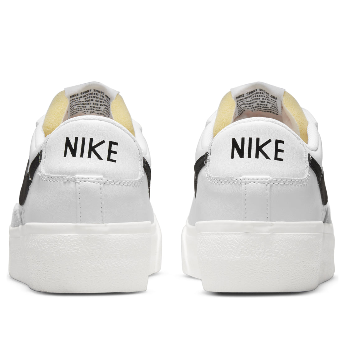 (WMNS) Nike Blazer Low Platform 'White Black' DJ0292-101
