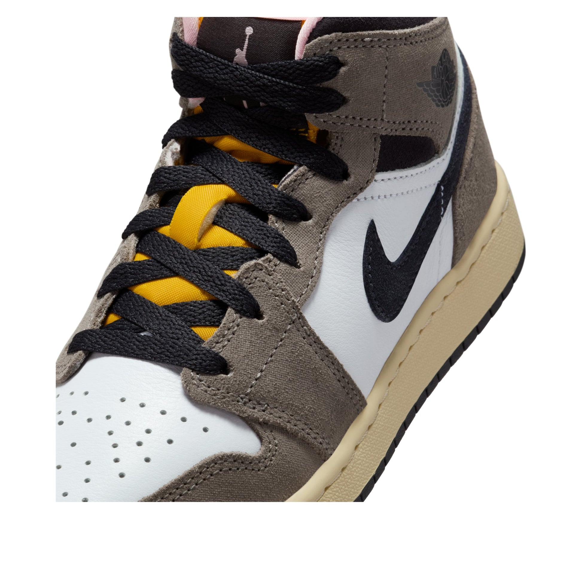 (GS) Air Jordan 1 Mid SE 'White Cave Stone' HQ2014-100