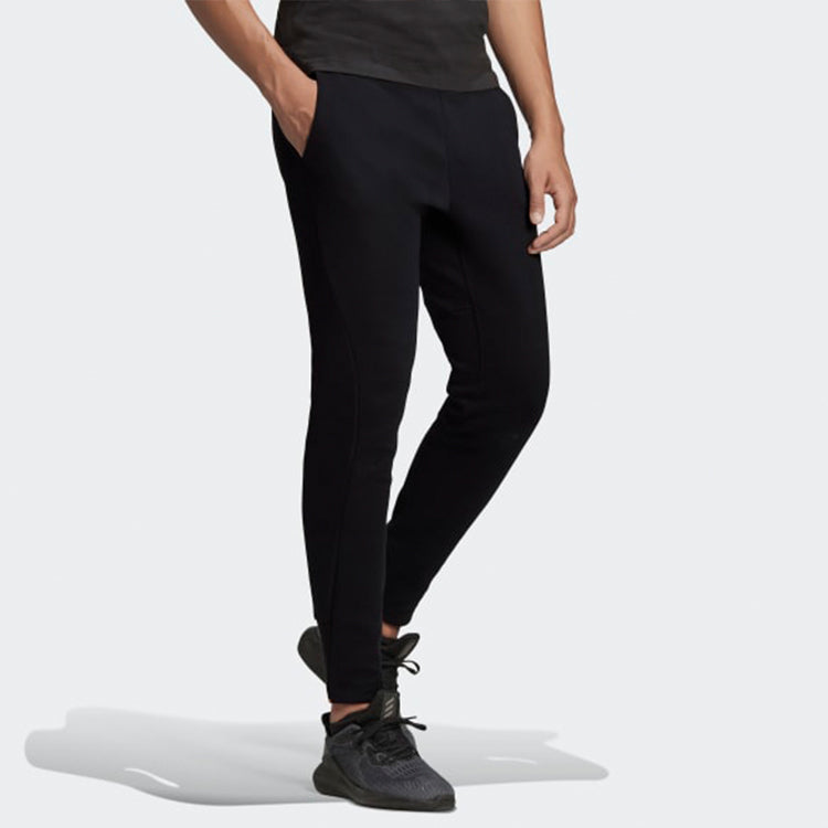 adidas Logo Knit Bundle Feet Sports Long Pants Black EB5248
