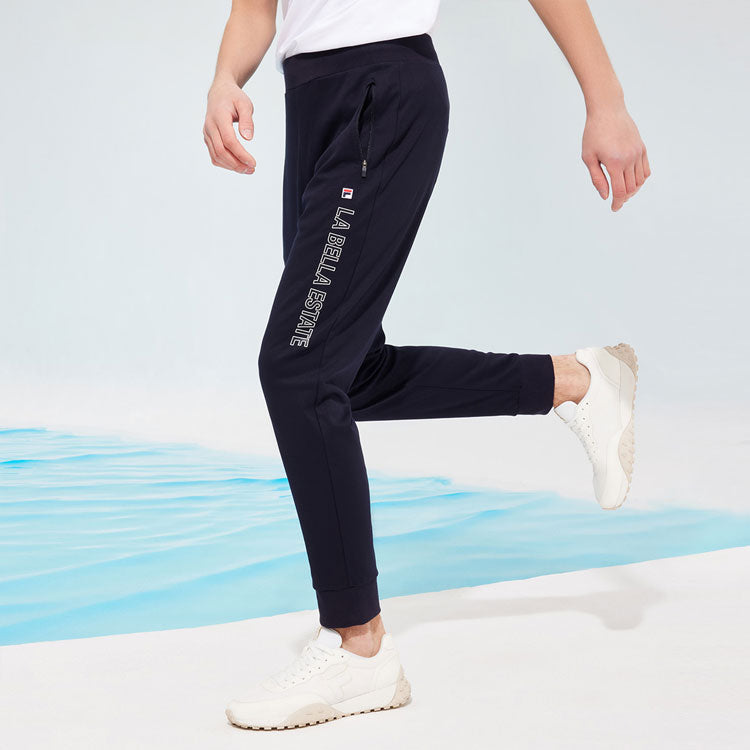 FILA Straight Casual Bundle Feet Sports Long Pants Blue F11M128605F-NV