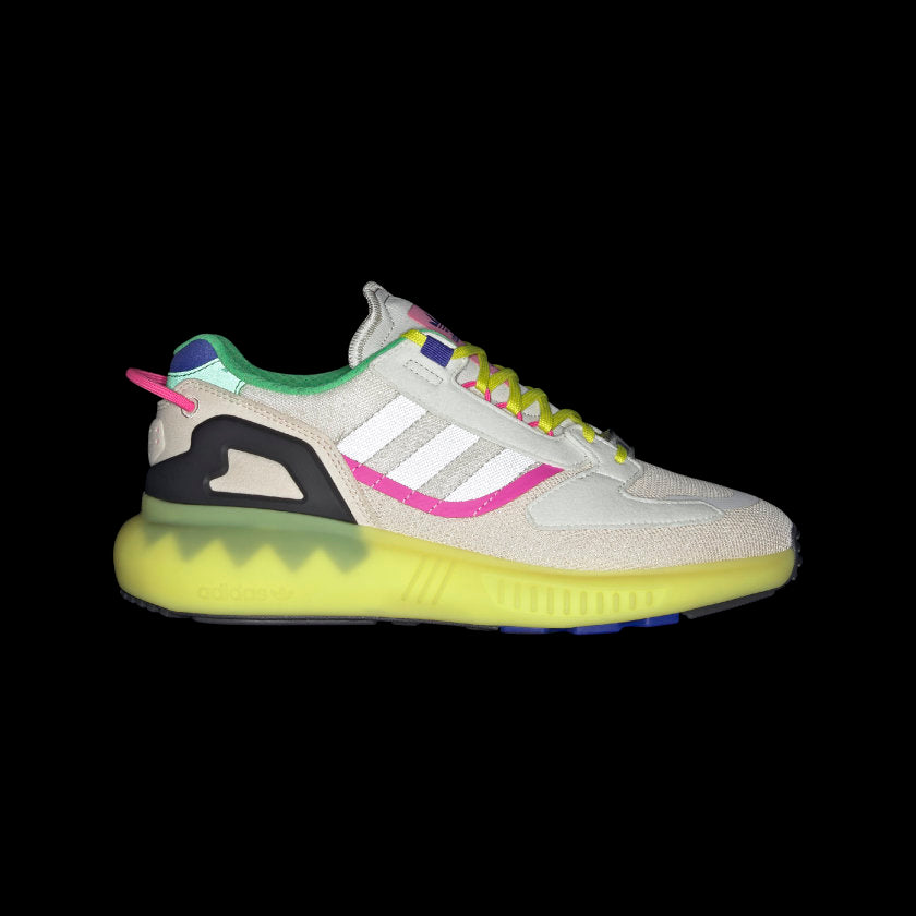 (WMNS) adidas ZX 5000 Boost 'Wonder White Acid Yellow' GV7704