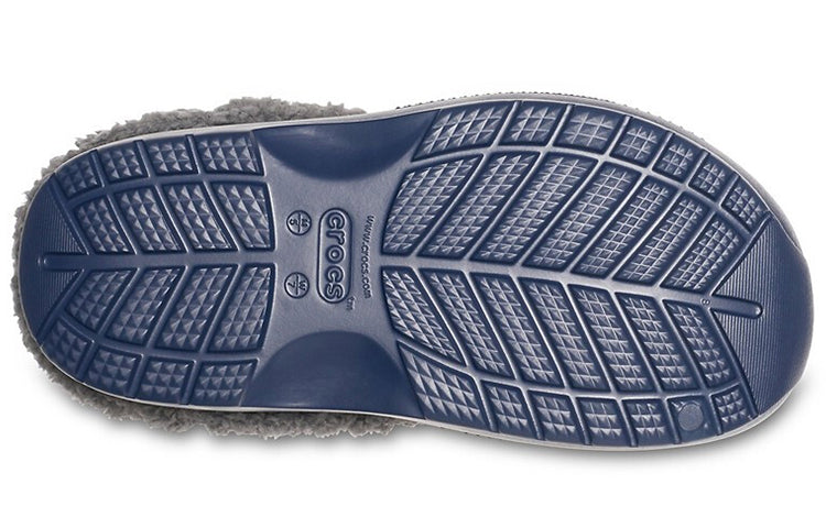 Crocs Stay Warm Cozy Wear-Resistant Sports Unisex Blue Sandals 204563-4HE