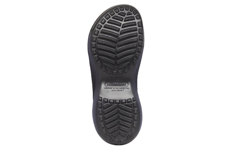 Balenciaga Crocs Pool Slide Sandals 'Black' 677386W1S8E1000