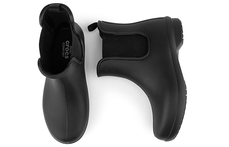 (WMNS) Crocs Freesail Chelsea Boots 'Black' 204630-060