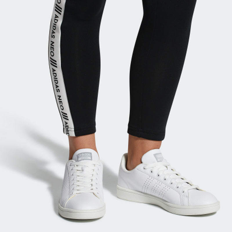 (WMNS) adidas Cf Advantage Cl 'White Silver' BB9609