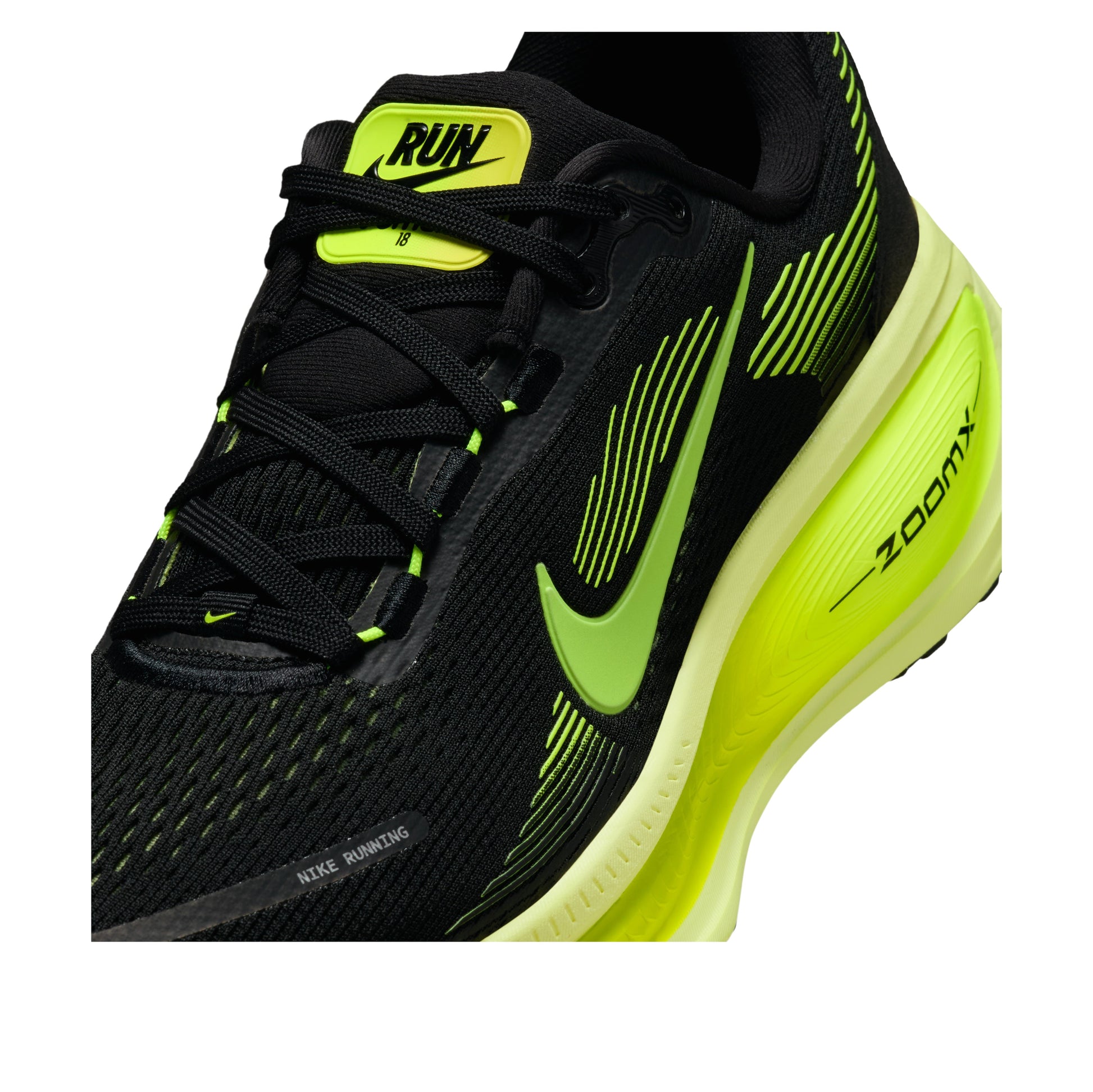 (WMNS) Nike ZoomX Vomero 18 'Black Cyber Volt'  HM6804-008