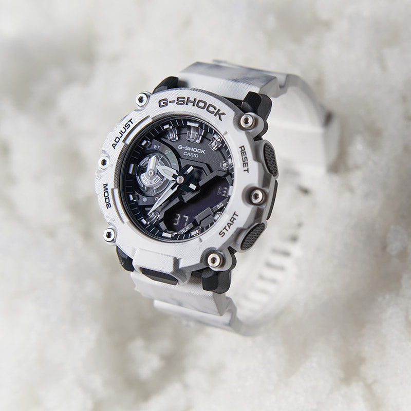 CASIO G-Shock Analog-Digital 'White' GA-2200GC-7APR