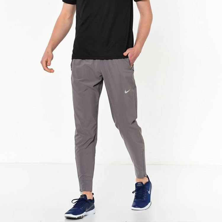 Nike logo Woven Quick Dry Running Sports Pants Gray CD8385-056