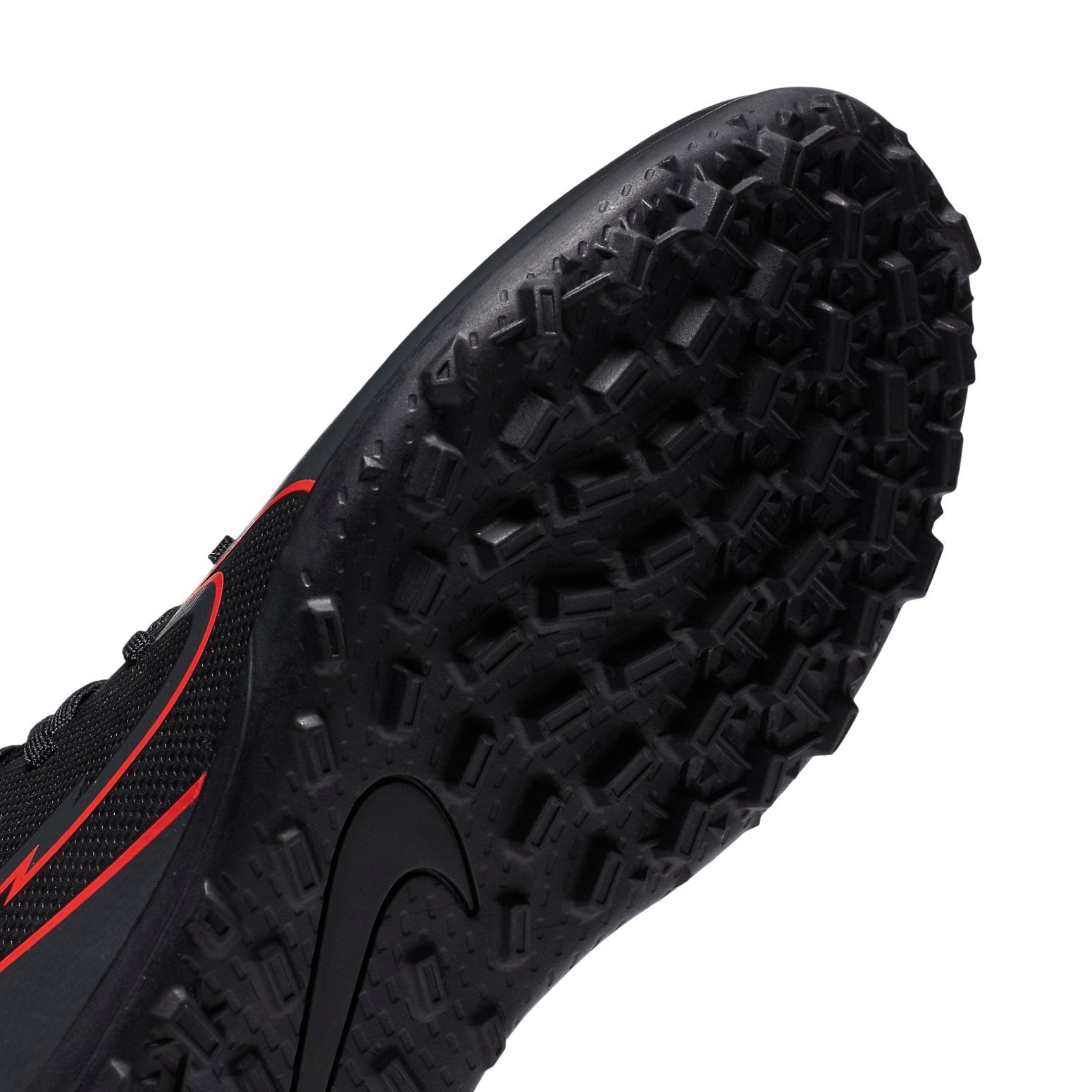 (GS) Nike Jr. Mercurial Superfly 7 Club TF Turf 'Black Red' AT8156-060