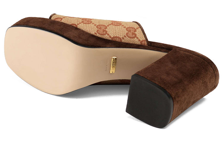 (WMNS) Gucci G Series Shoe Brick Red 609344-G1730-8375