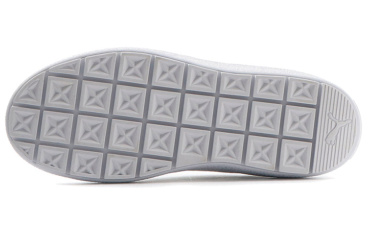 (WMNS) PUMA Basket Platform Trace Light Thick Sole Shoes White 373696-01
