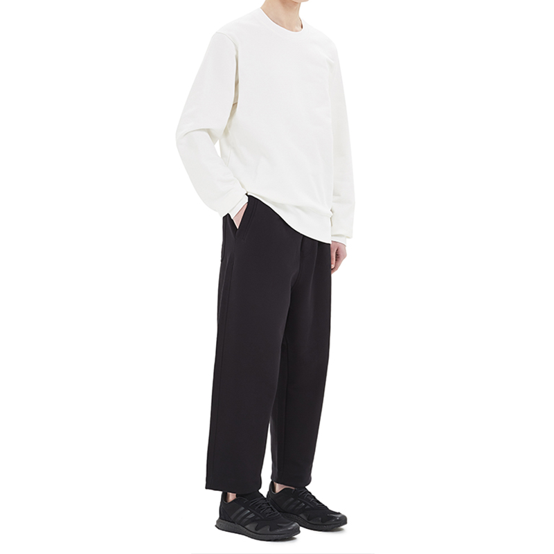 adidas Y-3 Back Logo Crew Neck Sweatshirt 'Core White' FN3372