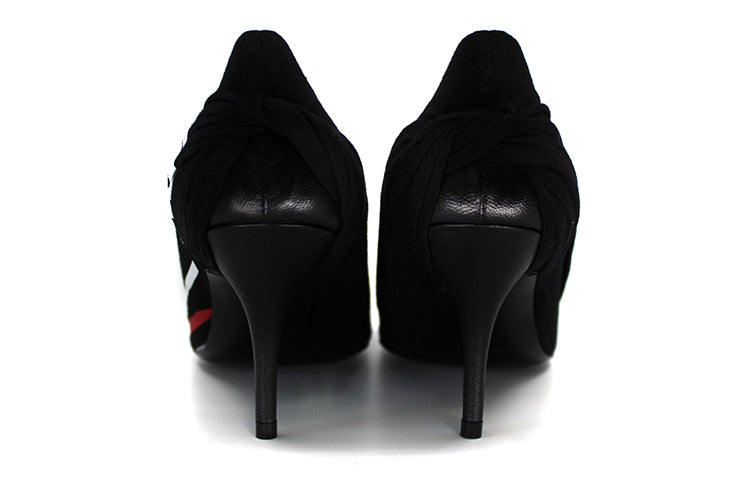 (WMNS) Balenciaga Campaign Logo Pumps 'Black' 495777W06001091