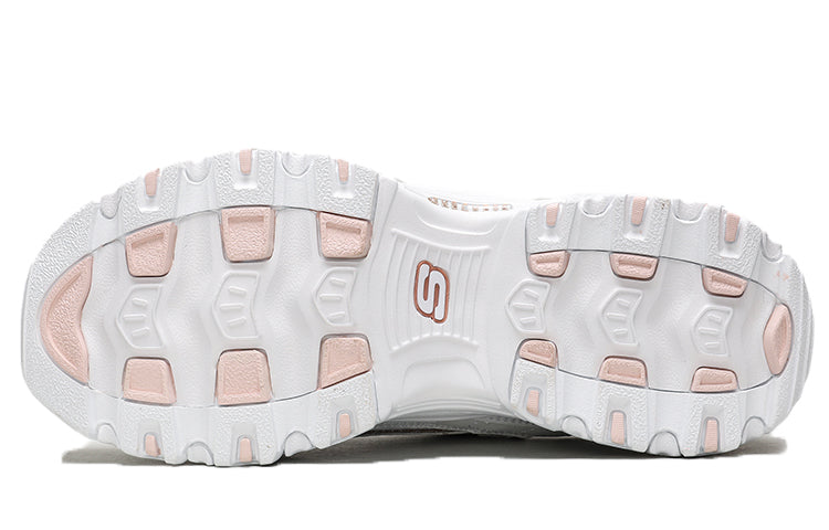(WMNS) Skechers D'Lites Copper Divine Low-Top Daddy Shoes Creamy 13145-WTRG