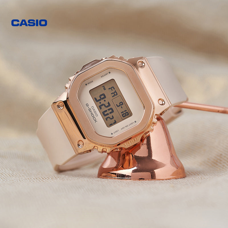 CASIO G-Shock Digital 'Rose Gold' GM-S5600PG-4PR