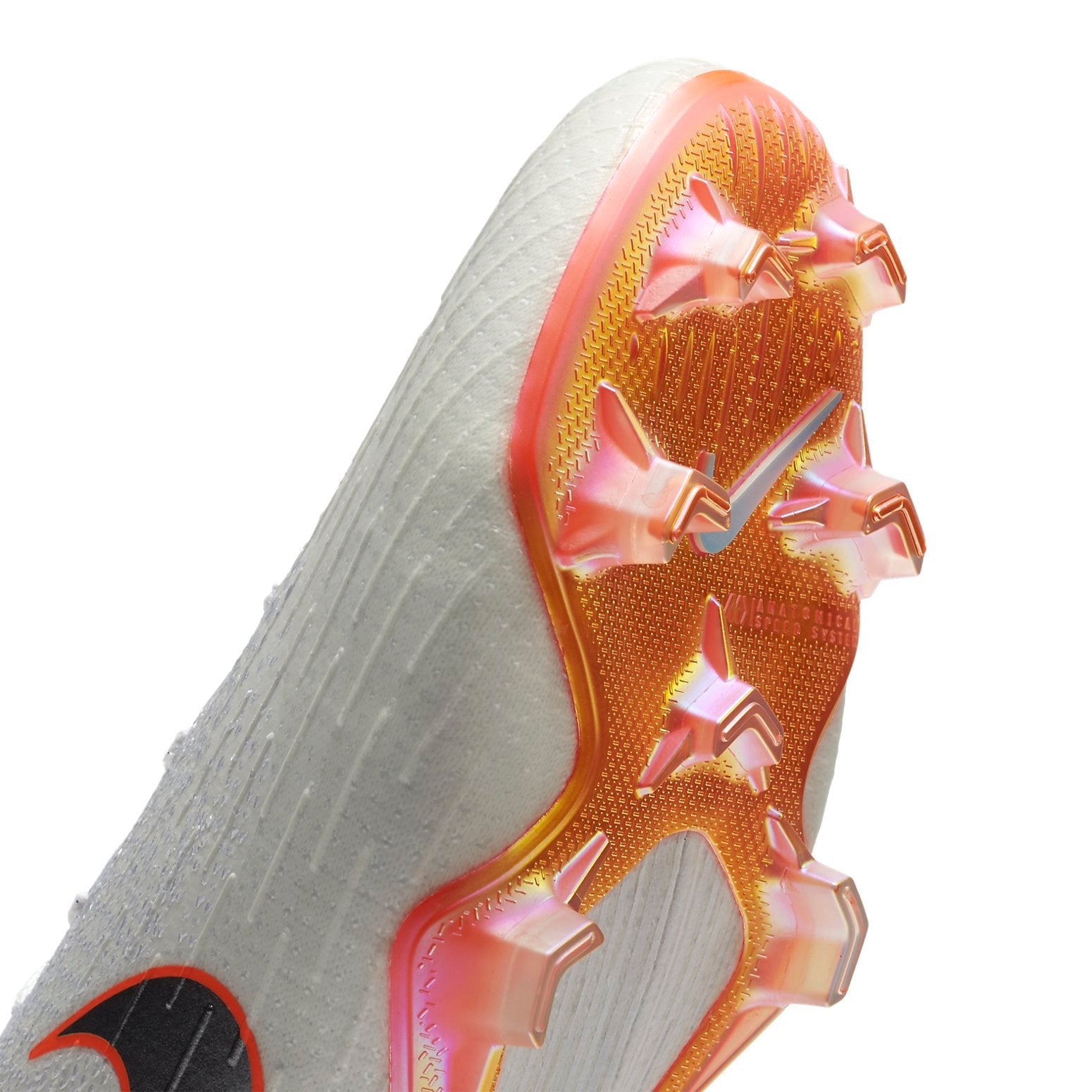 Nike Mercurial Vapor 12 Elite FG 'White Grey Orange' AH7380-107