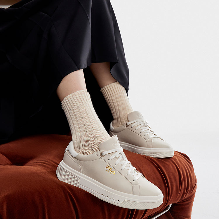 (WMNS) FILA Blocks 'Beige' F12W312204FFA