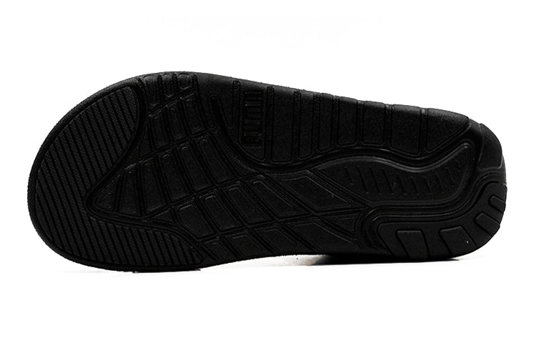 (GS) PUMA Soft Sandal 'Black White' 375694-01