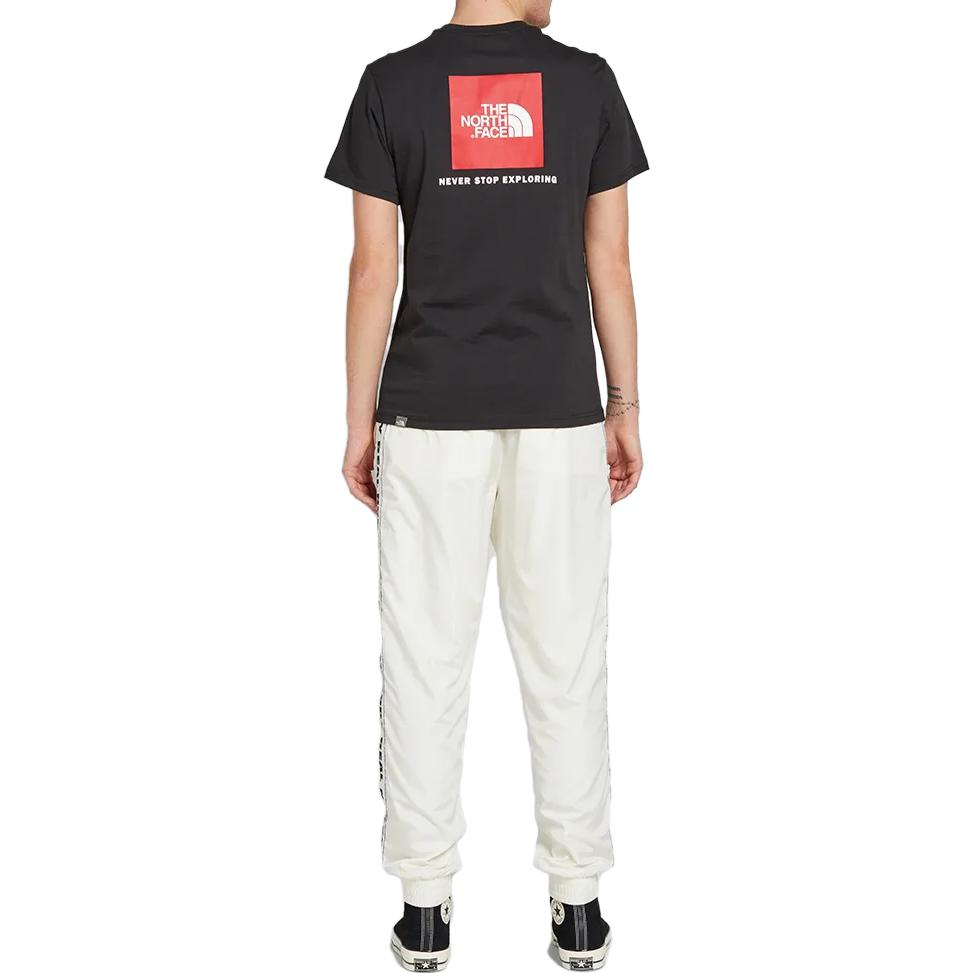 THE NORTH FACE Red Box T-Shirt Classic Back Large Logo Short Sleeve Couple Style Black NF0A471AJK3