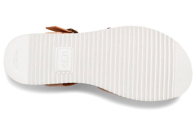 (WMNS) UGG other Sports sandals 'White Brown' 1116372-PRCN