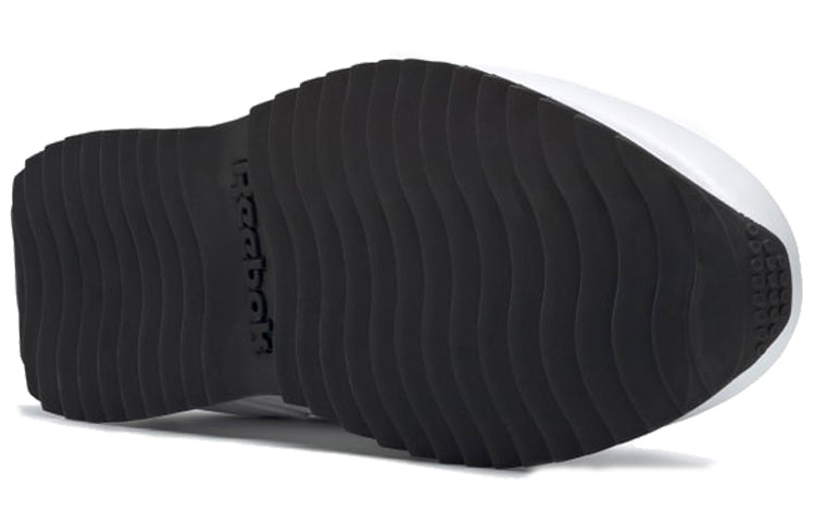 Reebok Royal Glide Running Shoes White/Black/Green EG5217