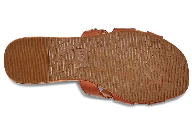 (WMNS) UGG Teague Brown Slippers 1119750-TLTH