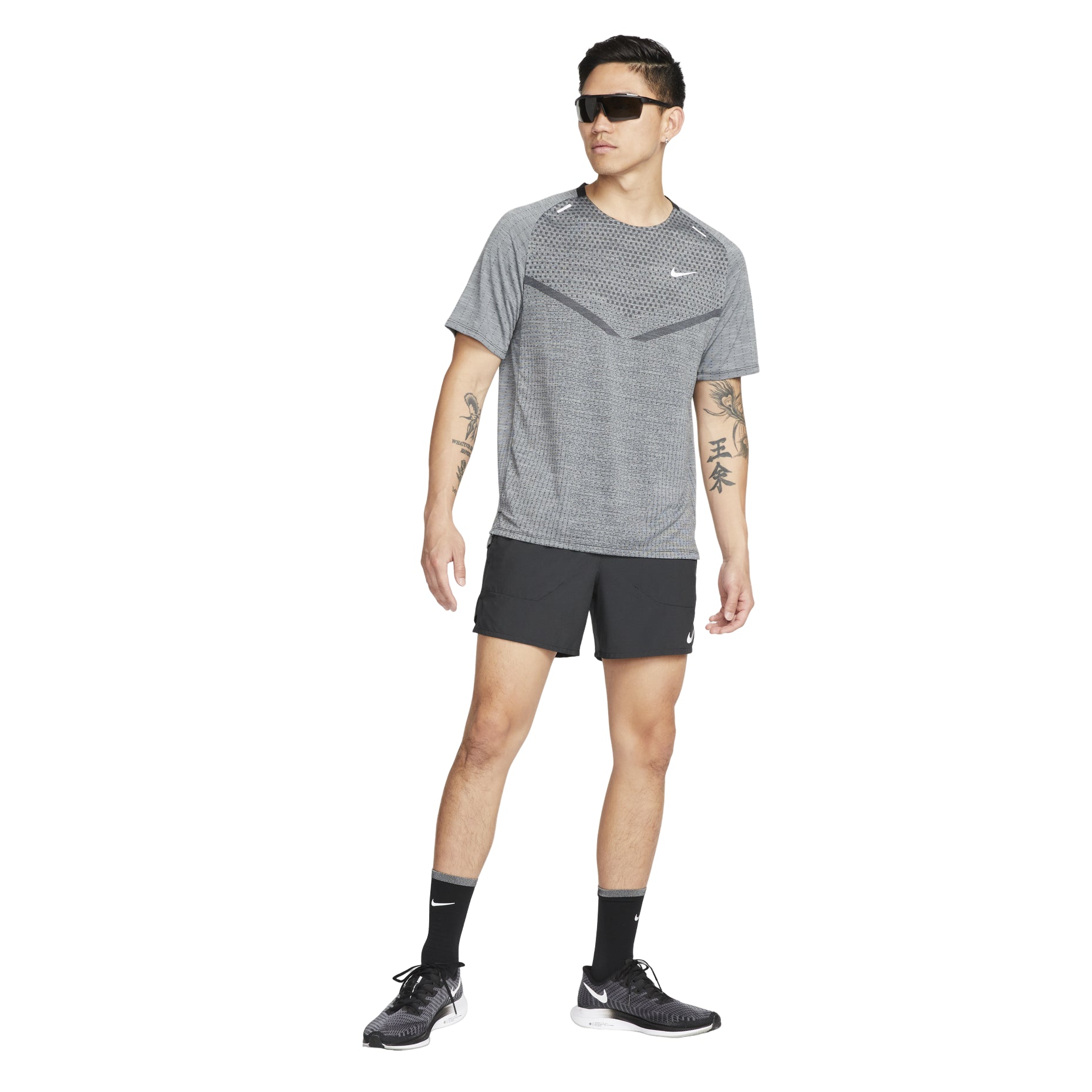 Nike Dri-FIT Stride 5" Hidden Lined Running Shorts 'Black' DM4756-010