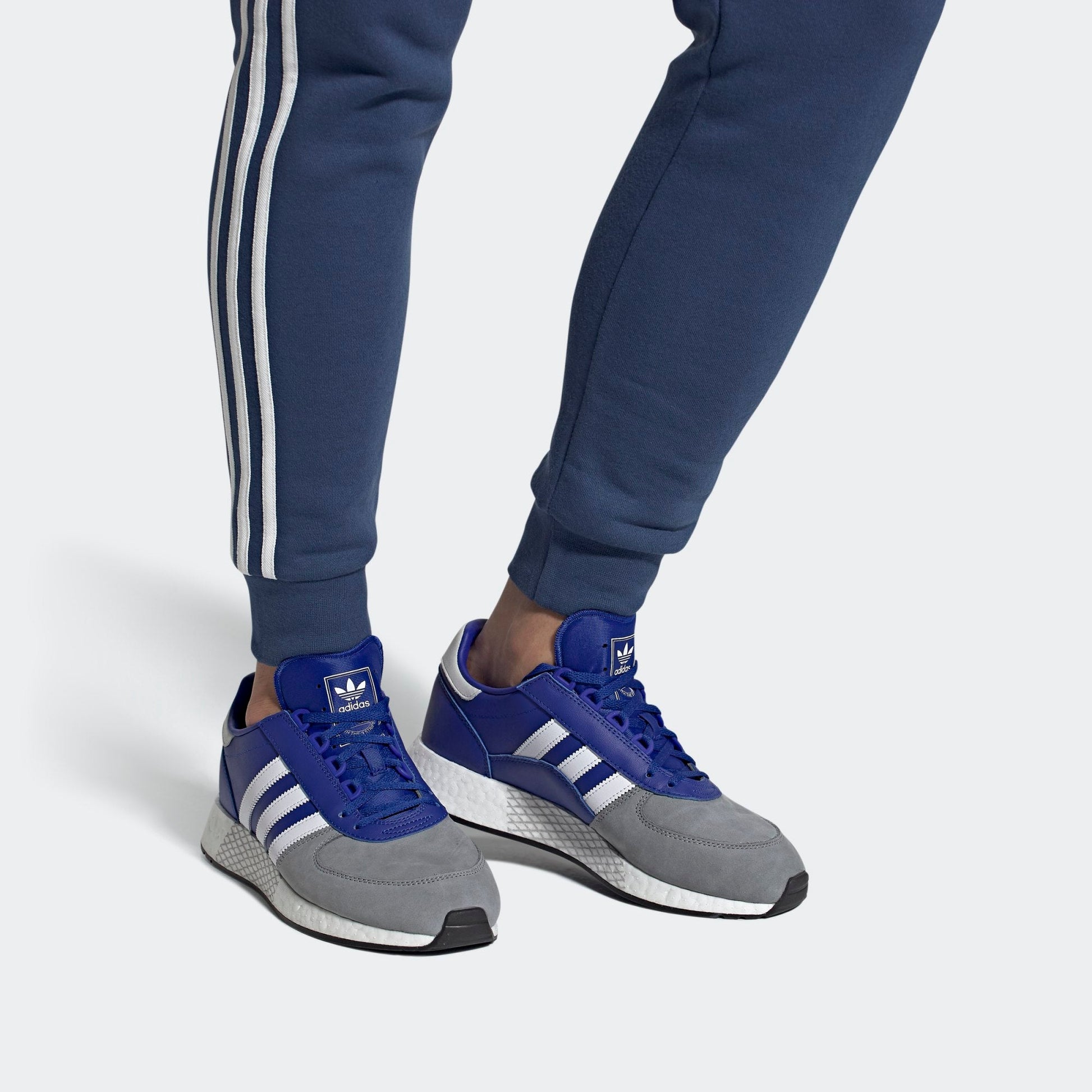 adidas Marathon Tech Shoes 'Royal Blue Cloud White Grey Three' EF4395