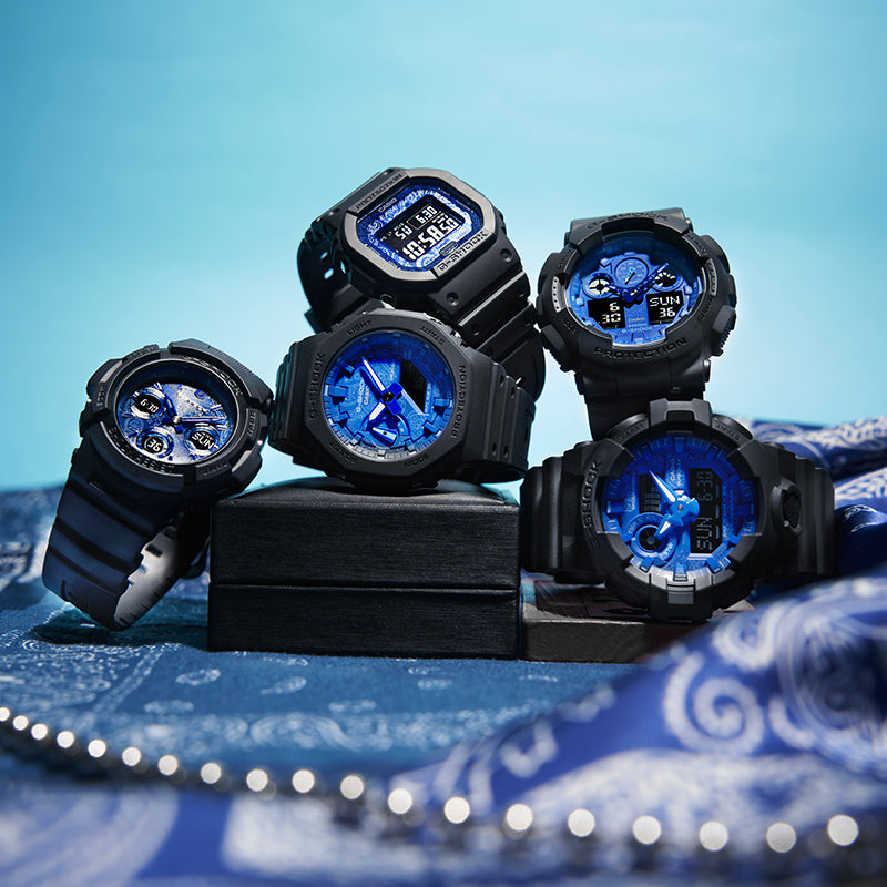 CASIO G-Shock Analog-Digital 'Black Blue' GA-2100BP-1APR