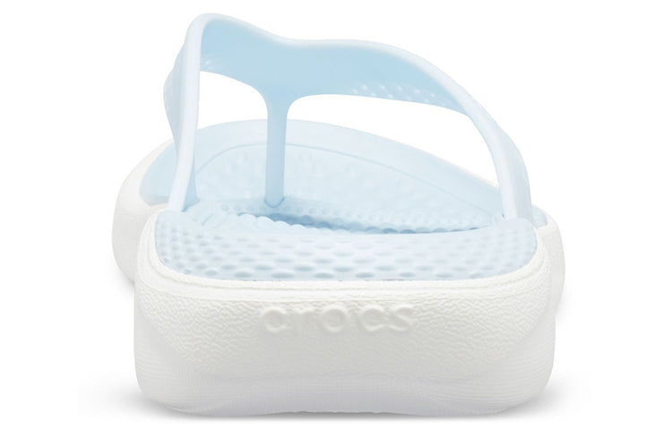 Crocs LiteRide Beach Cozy Stylish Unisex Light Blue Slippers 205182-4KA